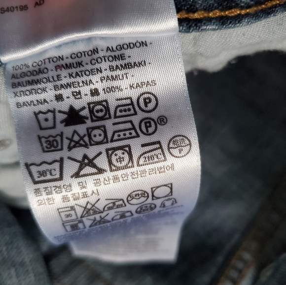 Levis 569 Jeans Mens 40x32 Relaxed Loose Fit Blue Denim - Picture 6 of 14